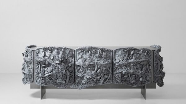 Tephra Credenza — Sculptural Floral Elegance - Image 3
