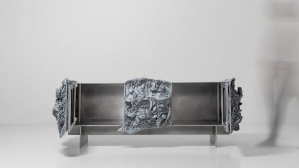 Tephra Credenza — Sculptural Floral Elegance - Image 2