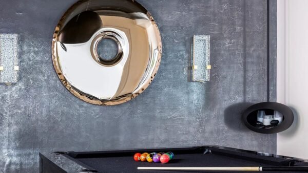 The Solid Donut Mirror. Made of stainless steel polished to high gloss. - Image 3
