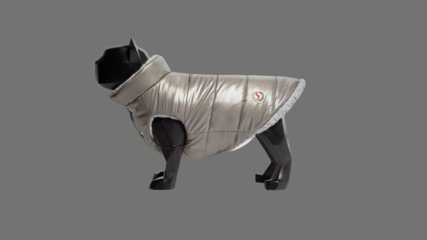 Moncler x Poldo Dog Couture. Padded Reversible Dog Gilet.