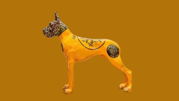 Hermes Fashion Dog Artwork. A Symbol Of Opulence And Economic Power. - Image 4