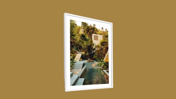 Casa La Tigre By The digital artist Massimo Colonna. Striking One-of-a-kind Large Framed Artwork. - Image 2