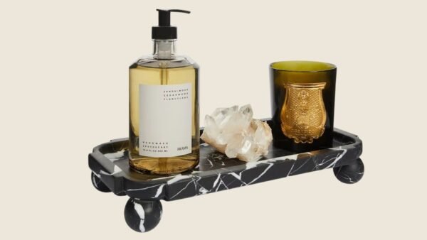 Hero Tray in Nero Marble. Sourced Exclusively From A Single Quarry In Italy.